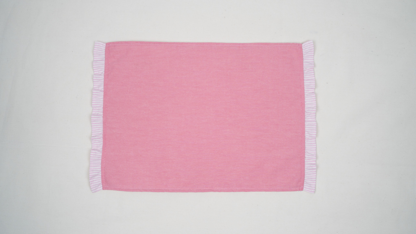 Ruffled Set: Cotton Candy (Placemat)